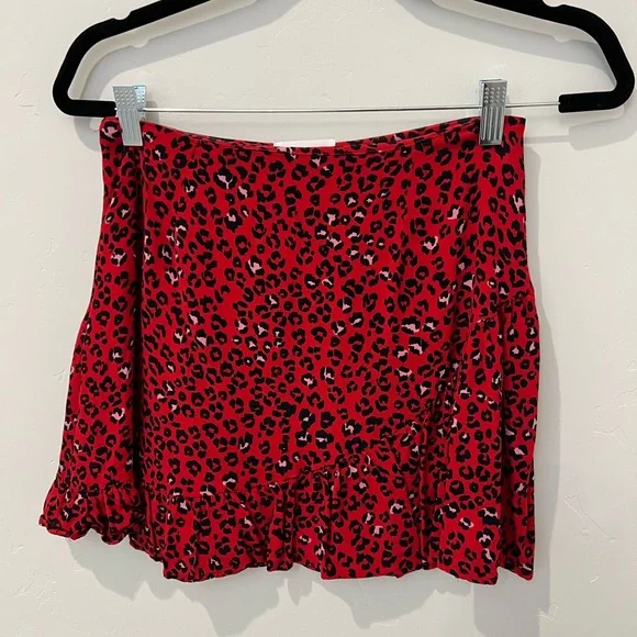 🤍HP🤍 Lovers and Friends Lena Mini Skirt in Sahara Cheetah sz Small - Picture 2 of 7